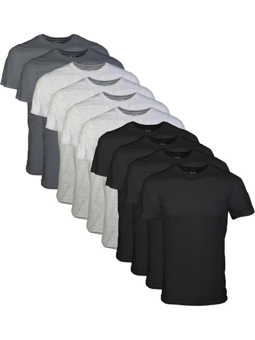 Men's Crew T-Shirts Multipack - Soft Cotton, Casual Wear, Comfortable Fit